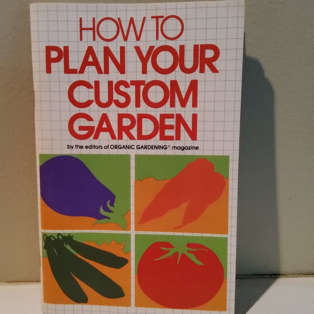 Small soft cover book on custom garden